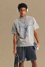 Men's Round Neck Graphic T-Shirt Mens Tops