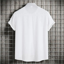 Men's Plus Size Casual Short Sleeve Button Down Shirt Mens Tops