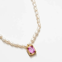 Copper Imitation Pearl Pendant Necklace Necklaces