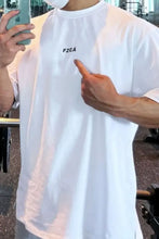 Men's Plus Size Letter Round Neck Half Sleeve T-Shirt Mens Tops