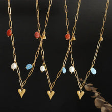 Titanium Steel Heart Pendant Necklace Necklaces