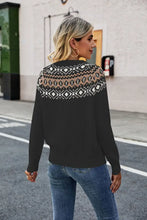 Round Neck Raglan Sleeve Sweater Sweater Pullovers