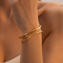Minimalist Stainless Steel Cuff Bracelet Necklaces