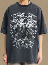 Men's Graphic Round Neck Half Sleeve T-Shirt Mens Tops