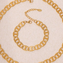 18K Gold-Plated Stainless Steel Chain Bracelet Bracelets