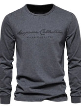 Men's Round Neck Letter Graphic T-Shirt Mens Tops