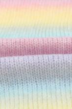 Gradient Open Front Drop Shoulder Cardigan Woman Outerwear