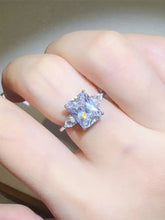 3 Carat Moissanite 925 Sterling Silver Square Shape Ring Rings
