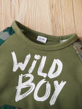 Children's Camouflage Top and Pants Set Kids Sets