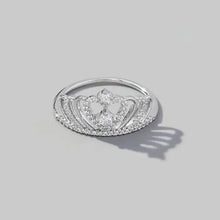 Crown Shape Zircon 925 Sterling Silver Ring Silver Rings
