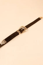 Double Buckle PU Leather Belt Belts