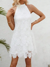 Lace Sleeveless Mini Cami Dress with Side Zip Woman Dress
