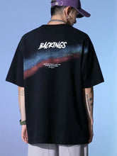 Men's Full Size Round Neck Half Sleeve T-Shirt Plus Size Mens Tops