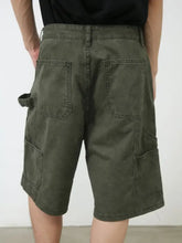 Men's Mid Rise Denim Shorts with Pockets Denim Shorts