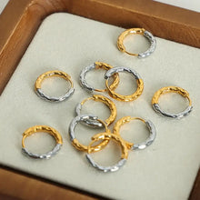18K Gold-Plated Huggie Earrings Earrings