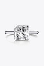 3.5 Carat Zircon 4-Prong Ring White Rings