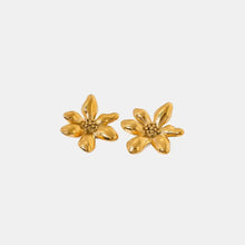 Stainless Steel Flower Earrings Earrings