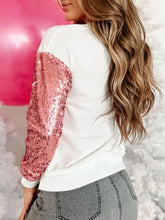 Sequin Nutcracker Round Neck Long Sleeve Sweatshirt Woman Sweatshirts