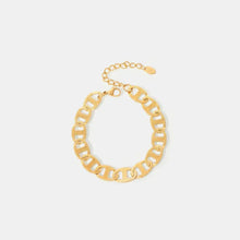 18K Gold-Plated Stainless Steel Chain Bracelet Bracelets