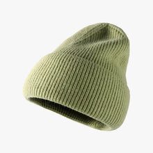 Thermal Solid Knit Hat Matcha Green One Size Hats