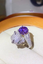 2 Carat Moissanite Adjustable Animal Bypass Ring Rings