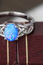 Crisscross 4-Prong Opal Ring Rings
