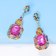 Alloy Rhinestone Dangle Earrings Earrings
