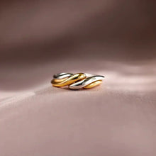 925 Sterling Silver Twisted Open Ring Rings