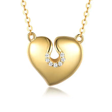 Moissanite 925 Sterling Silver Heart Necklace Fine Jewelry