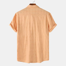 Men's Casual Short Sleeve Button Down Shirt Mens Tops