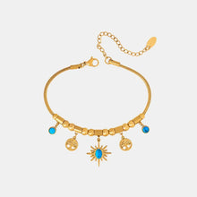 Gold-Plated Titanium Steel Charm Bracelet Bracelets