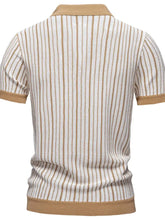 Men's Stripe Button Down Cardigan Mens Tops