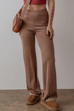 High Waist Pants Brown Woman Pants