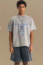 Men's Round Neck Graphic T-Shirt Mens Tops