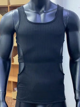 Men's Side Cutout Round Neck Tank Mens Tops