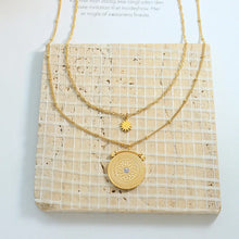 Stainless Steel Double-Layered Necklace Necklaces