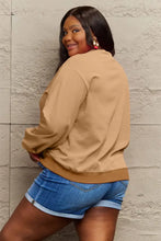 Simply Love Full Size KINDA LAZY Round Neck Sweatshirt Woman Sweatshirts