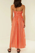 Striped Square Neck Cami Dress Maxi Dresses