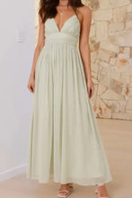 Ruched V-Neck Cami Dress Casual Dresses