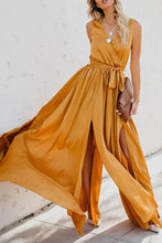 Surplice Tie Waist Maxi Dress Woman Maxi Dress