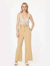 Wide Leg Pants with Pockets Woman Pants