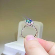 2 Carat Moissanite 925 Sterling Silver Ring Rings