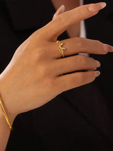 Stainless Steel Bow Ring Fashion Jewelry