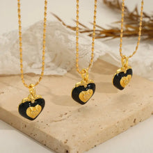 Titanium Steel Heart Shape Necklace Necklaces