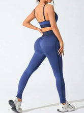 Scoop Neck Cami and High Waist Leggings Active Set Woman Activewear
