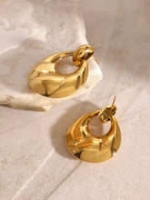 Stainless Steel Teardrop Shape Earrings Earrings
