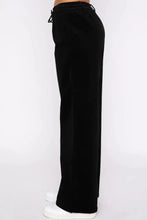 Drawstring Waist Wide Leg Active Pants Woman Leggings