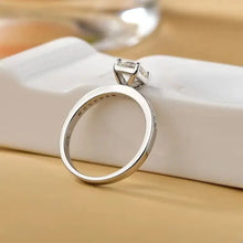 2 Carat Moissanite Zircon 925 Sterling Silver Ring Rings