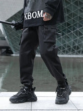 Men's Plus Size Cargo Jogger Pants with Multi Pockets Woman Sweatpants