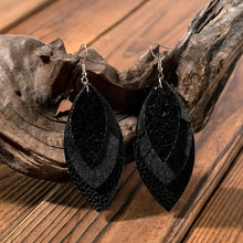 PU Leather Drop Earrings Earrings